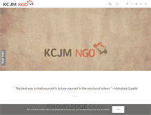 Tablet Screenshot of kcjmngo.com